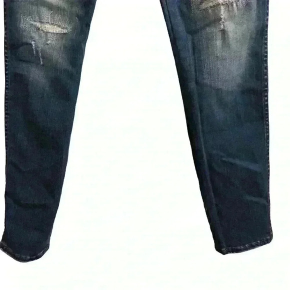 White House Black Market Women's High-Rise Skinny Jeans Size 8 Blue NWT - Picture 4 of 15